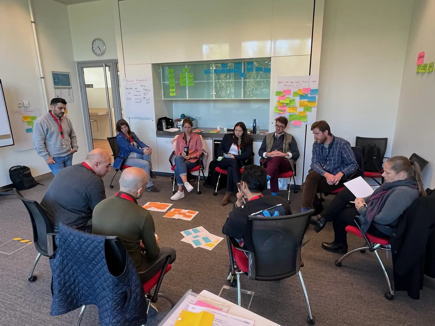 An OKR training session in progress